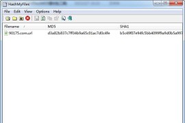 HashMyFiles(MD5值校验工具)